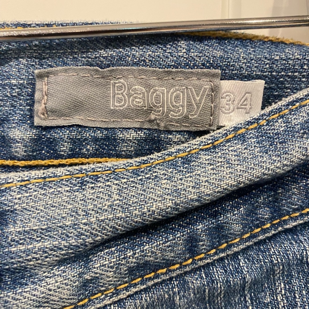 Vintage Levi’s 90s Silver Tab Baggy Jeans 34x32 - Picture 2 of 6